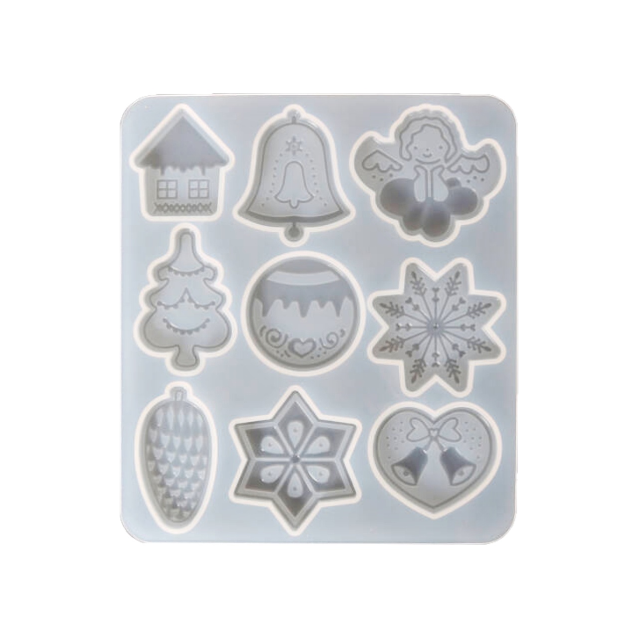 Forma profesionala din silicon transparent - ornamente de Craciun